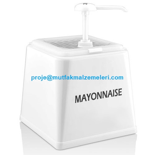 İmalatçısından en kaliteli mayonez dispenseri modellerinin en uygun toptan satış listesi fiyatlarıyla satıcısı telefonu 0212 2370749 Ayrıca kampanyalı fiyatı;Mayonez Dispenseri GDM01