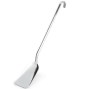 Yemek Servis Spatulası: Lokanta yemek servis spatulası, büfe servis spatulası, tatlı spatulası olarak da kullanılan bu paslanmaz servis spatulası; yemek dağıtımı yapılan her yerde çeşitli yemekleri, tatlıları dağıtma işlevini yapar. Komple paslanmaz krom